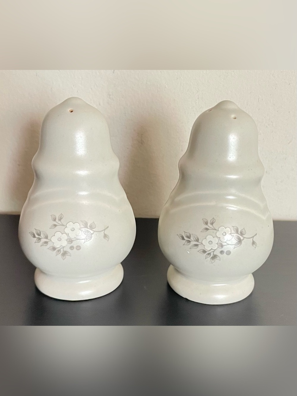 Pfaltzgraff Heirloom Salt and Pepper Shakers